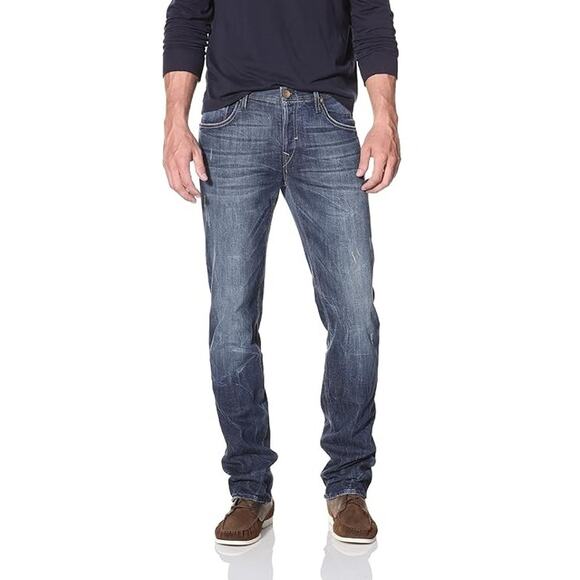 Raven Denim Vic Slim Straight Denim Jeans in Alloy Size 29 x 34 NWT $199